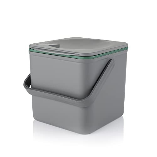 Minky Minky Compost ECO Food Caddy, Grey 2