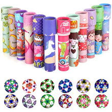 AUAUY 12 PCS Classic Kaleidoscope Toy, Vintage Retro Kaleidoscopes Educational Toys for Kids Birthday New Year Christmas Stock Stuffers Bag Fillers