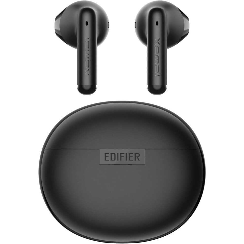 (Black) Edifier X2 Wireless Earbuds Bluetooth Headphones With Microphone Hifi Stereo Black 6953929642377