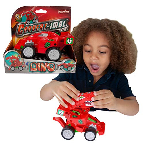 Deluxebase Convertimal Cars - Dinosaure Jouets Voitures