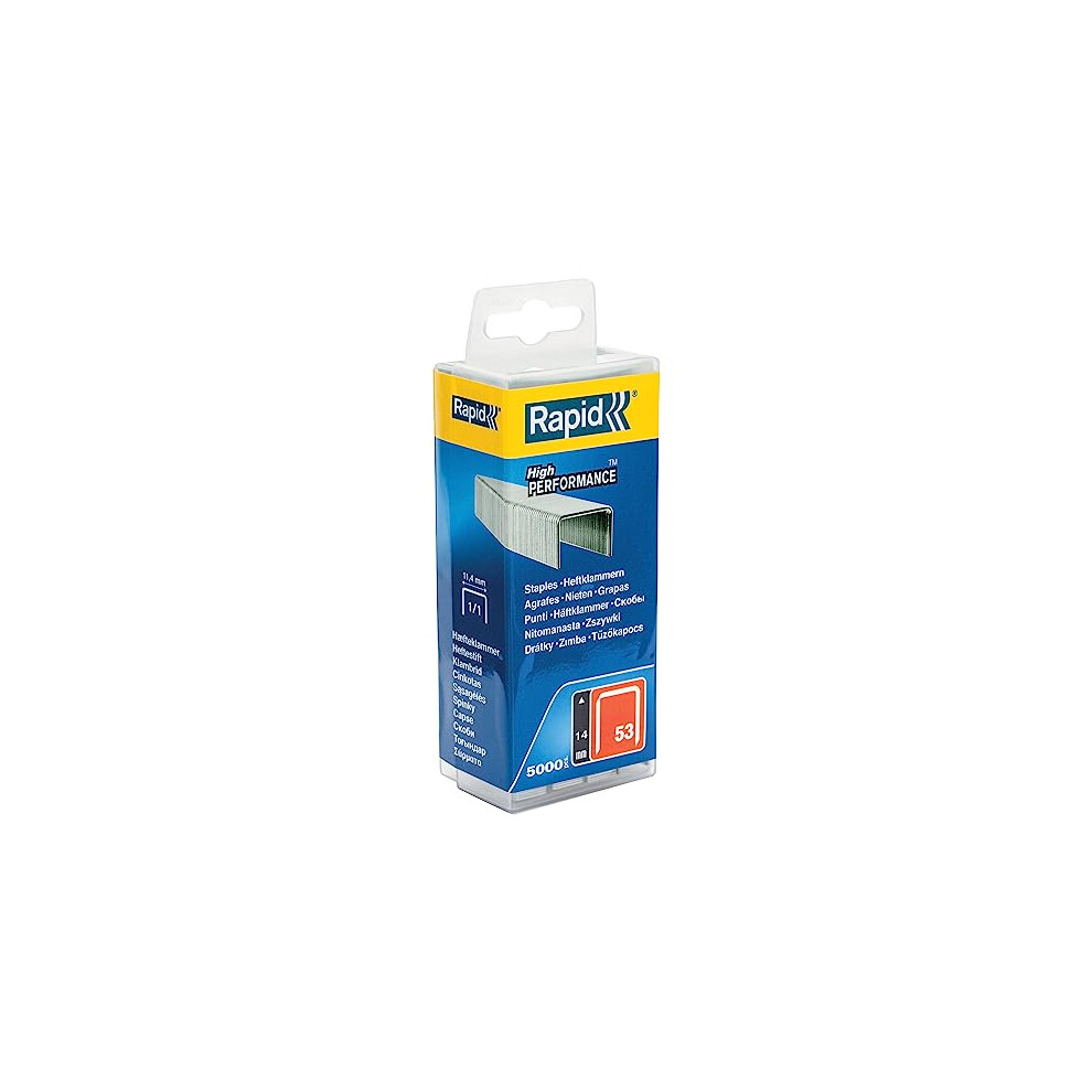 Rapid High Performance Staples, No.53, Leg Length 6 mm, 40303083 - 5000 Pieces