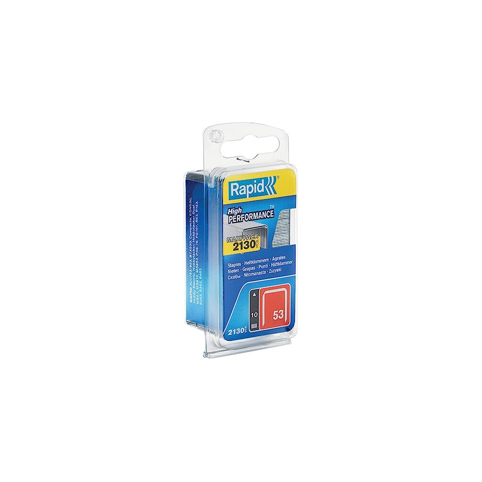 Rapid High Performance Staples, No.53, Leg Length 10 mm, 5000743 - 2130 Pieces