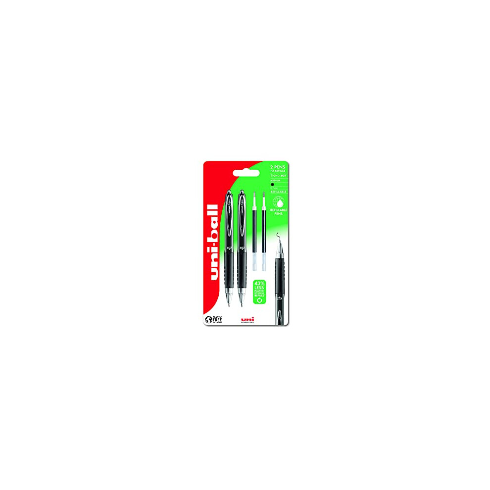 uni-ball UMN-207 Rollerball Gel Pens. Premium Retractable Medium 0.7mm Ballpoint Tip for Super Smooth Writing, Art, and Colouring. Fade & Water