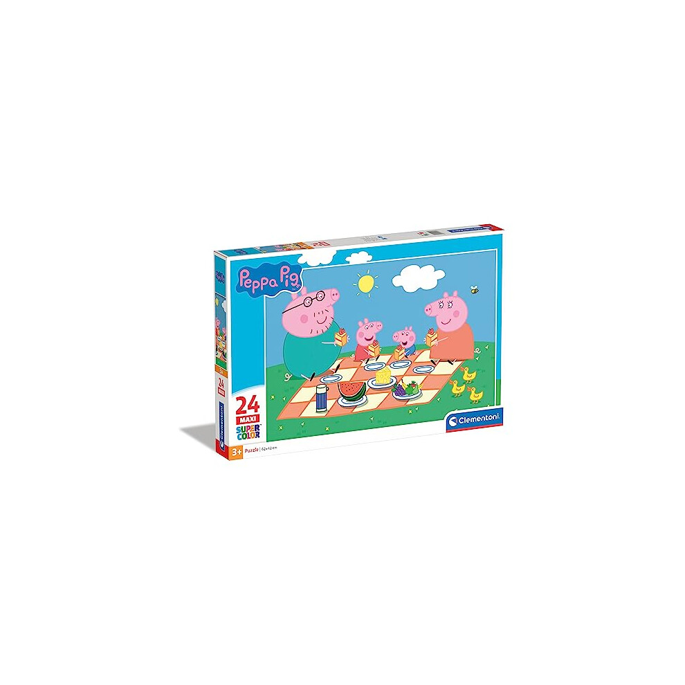 Clementoni 24028 Peppa Pig Puzzle for children, 24 Pieces