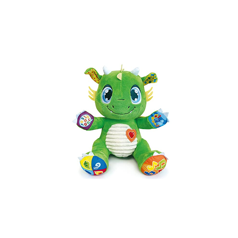 Clementoni - Baby Dragon - Interactive And Talking Plush, Sound Toy for Babies 6+ Months, 61899