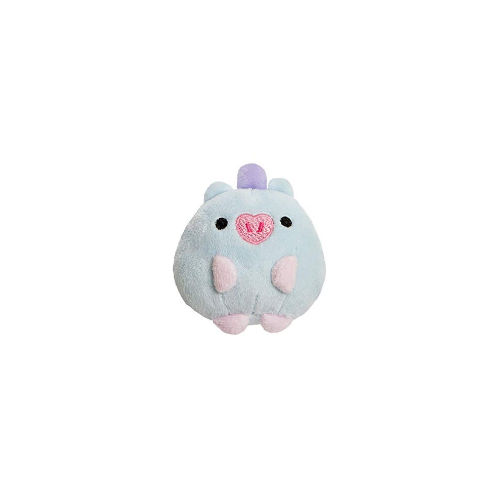 AURORA BT21, 61386, Official Merchandise, Baby MANG Pong, Soft Toy, Blue & Purple