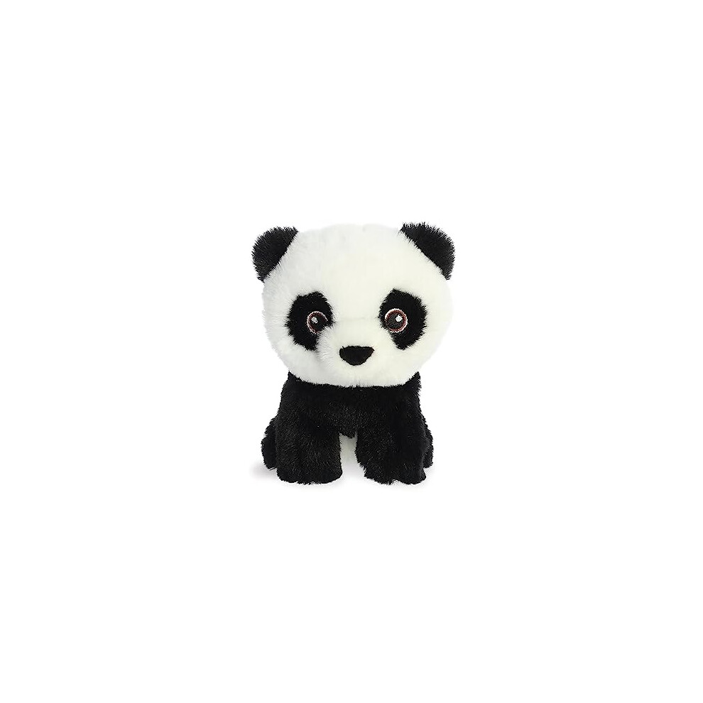 Aurora, 35070, Eco Nation Mini Panda, 5In, Soft Toy, Black & White