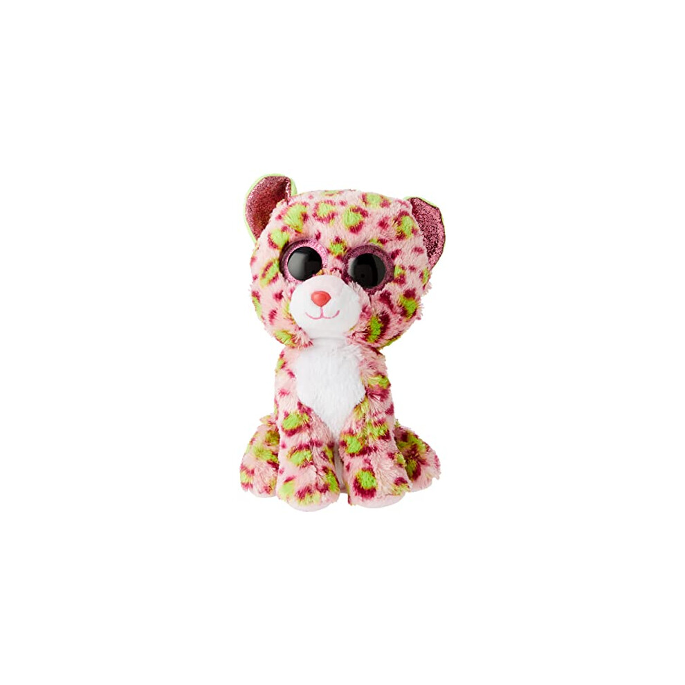 TY 2005076 Lainey Leopard - Beanie Boos Stuffed Animal, Multicoloured, 15cm