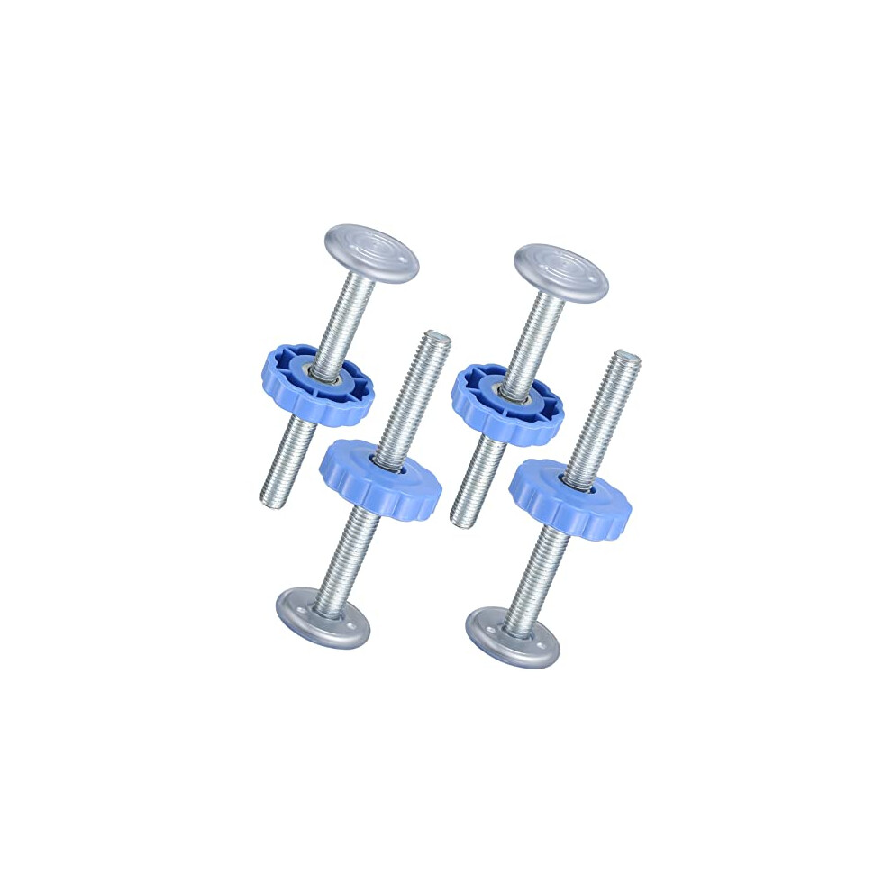 4 Pcs M10(10mm) Pressure Mounted Baby Gates Threaded Spindle Rods, Gates Screw Bolts Fitting Accessory Kit for Stair Gates? Pressure Mounted Baby