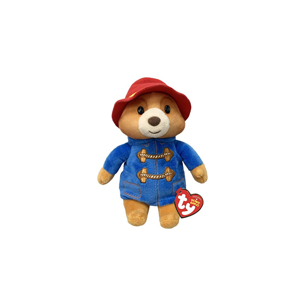 Ty Paddington Bear Beanie Boos Regular | Beanie Baby Soft Plush Toy | Collectible Cuddly Stuffed Teddy