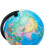 EXERZ 20cm World Globe Political Map - Educational Geographic Globe - Self Assembled School Globe - 20cm Diameter 4
