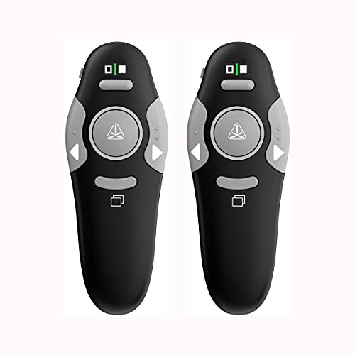 Qui Presentation Clicker Pointer, 328FT Wireless Presenter Remote PPT PowerPoint Clicker, 2.4GHz Presentation Pointer Slide Advancer for Mac, Laptop