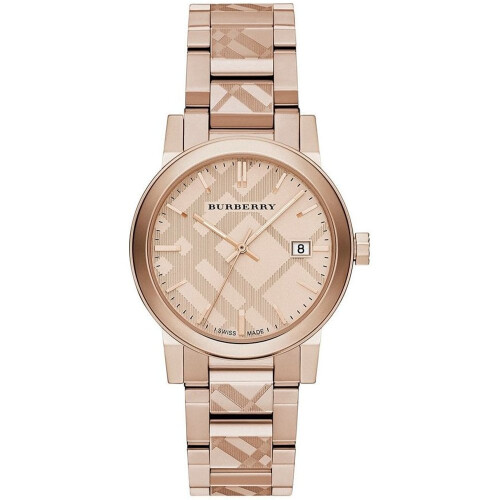 Burberry Burberry BU9039 Rose GoldTone Dial από ανοξείδωτο χάλυβα Unisex ρολόι 1