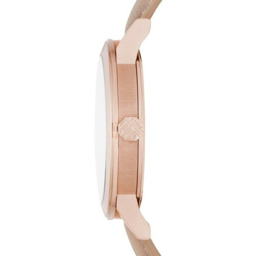 Burberry Burberry BU9014 Γυναικείο ρολόι με δερμάτινο λουράκι με καφέ καντράν 2