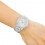 Burberry Burberry BU9144 Ασημί Check Stamped Dial Γυναικείο ρολόι 5