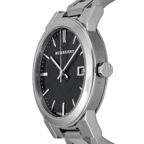 Burberry Burberry BU9001 Sort urskive Rustfrit stål unisex ur 2