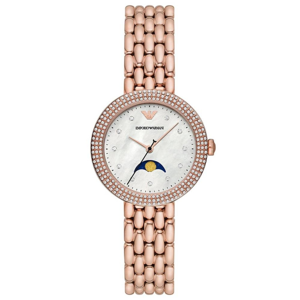 Armani Emporio Ar11462 Mother Of Pearl Dial Ladies Watch White