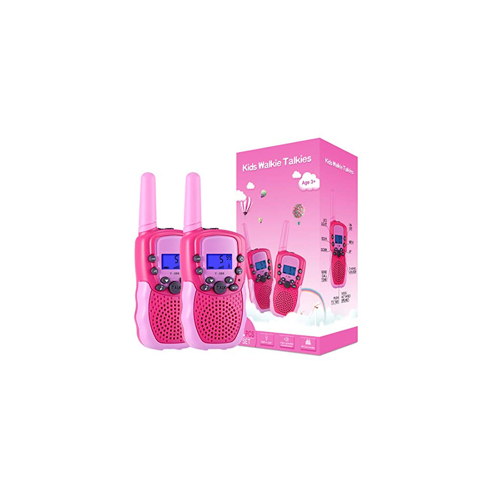 Kearui Toys for 3-12 Years Old Boys, Kids Walkie Talkie for Girls 8 Channels 2 Way Radio with VOX Function & LED Flashlight, 3 Miles Range for Outside