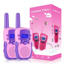 Kearui Toys for 3-12 Year Old Boys, Walkie Talkies for Kids 8 Channels 2 Way Radio Toy with Backlit LCD Flashlight, 3 Miles Range for Outside
