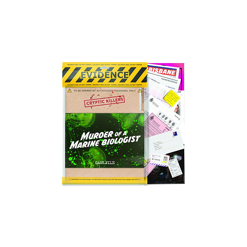 Cryptic-Killers Unsolved Murder Mystery Game - Cold Case Files Investigation - Cryptic Killers - Detective Clues/Evidence - Solve The Crime - Individuals, Date Nights