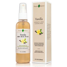 Vanilla Room and Pillow Spray, Natural Room Home Fragrance made with Pure Vanilla Essential Oil, Bathroom Air Freshener and Fabric Spray