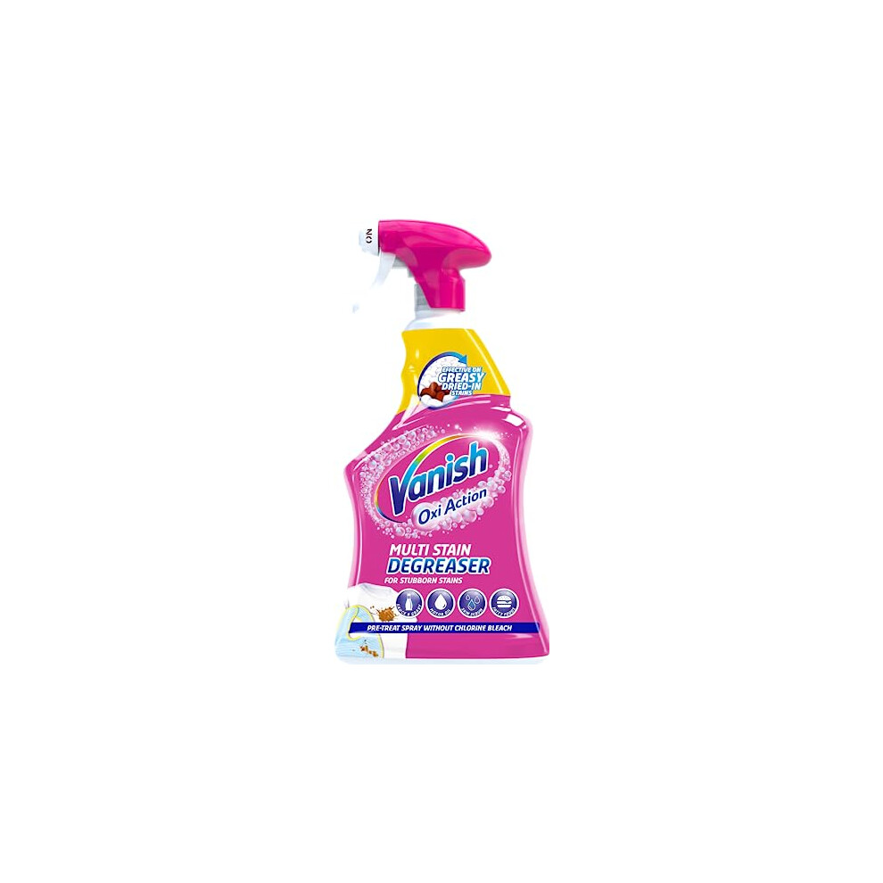 Vanish Oxi Action Multi Stain Degreaser Spray, 950 Ml, 30 Seconds Stain Remover, Multi Stain Pre-Treat Trigger Spray (950Ml)? (1 X 950 Ml)