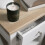 Noa and Nani Leines 1 Drawer Bedside Table in White & Oak 2