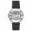 Armani Emporio Armani AR60003 Αυτόματο ανδρικό ρολόι με σκελετό από μαύρο δέρμα 4