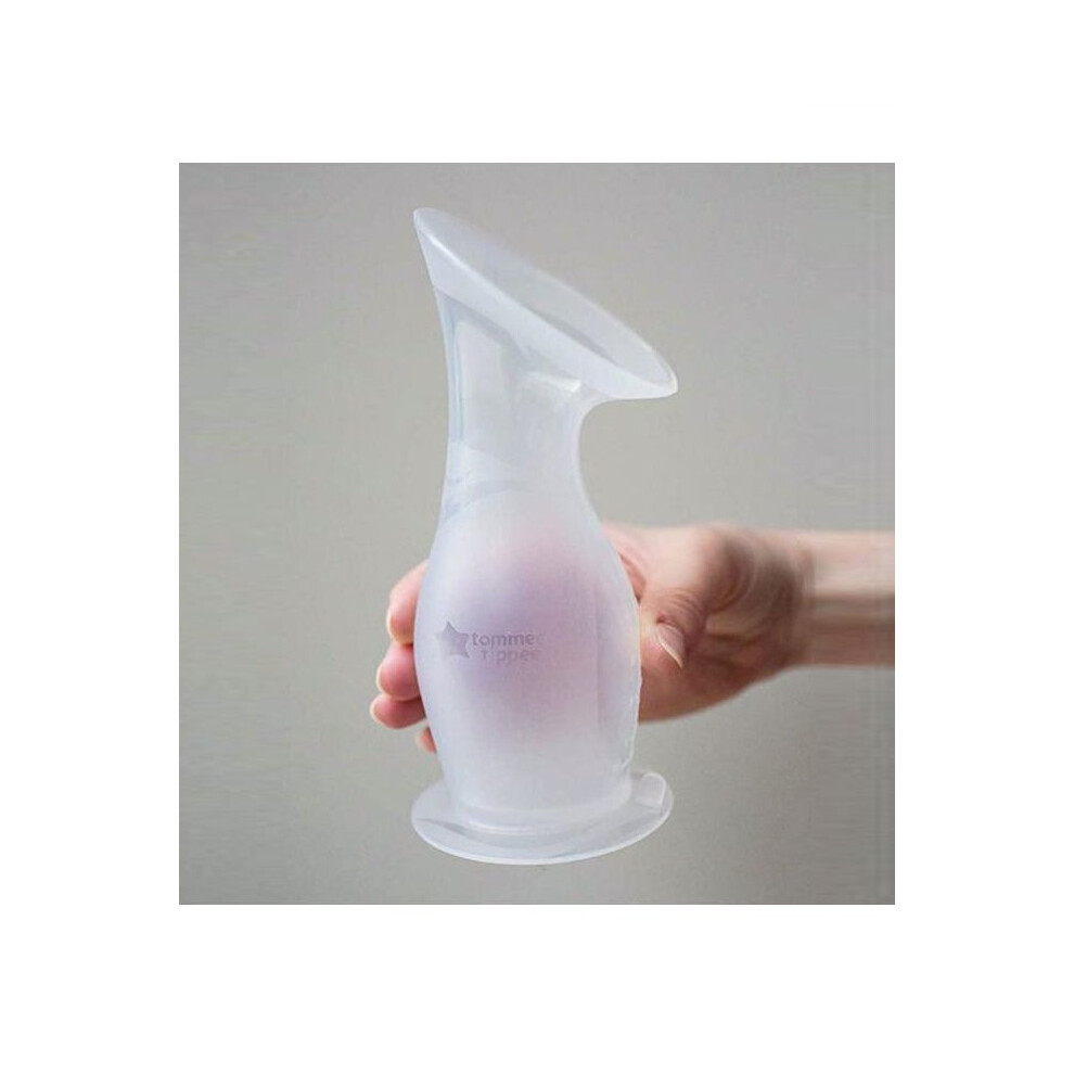 MadeFor Me Manual Silicone Breast Pump And Let-Down Catcher With Steriliser Bag Breast Pump,Hands-Free Breast Milk Collector