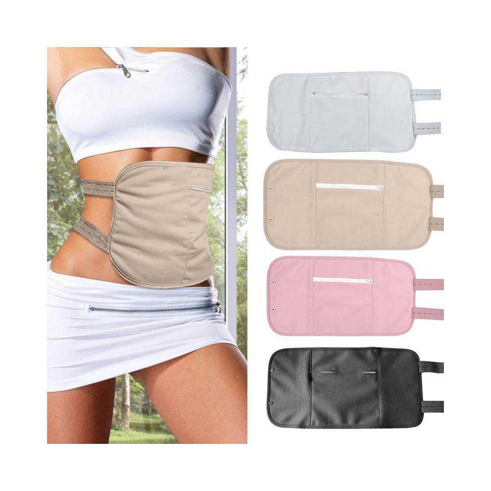 Rowjow White (White) Castor Oil Pack Wrap Soft Packs Compress Pad Elastic Organic Sleep Aid Reusable