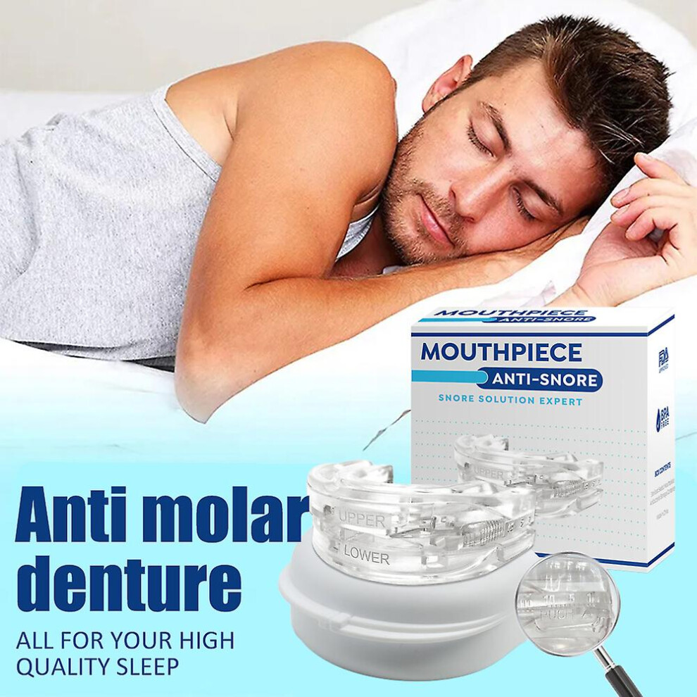 Portable Anti-snoring Mouth Guard Mouthpiece Devices For Men/women A Better Night's Sleep Gifts