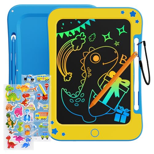 Magnetic Drawing Board, 3IN1 Light Up Musical Doodle Board For Toddler Age 1-2, Educational Learning Toys With 12 Drawing Cards For Kids 2 3 4 5 Girl Boys Birthday (Pink