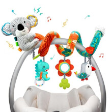 XIXILAND Pram Toys for Babies 0-6 Months Car Seat Toy, Newborn Toys Spiral Hanging Toys for Babies, Baby Sensory Toys for Pushchair Stroller/Car