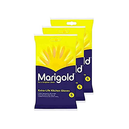 Marigold Extra Life Kitchen Gloves Small - 3 pairs