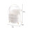 NEO (COS-WHITE) Three Layer Cosmetic Makeup Organiser Case 4