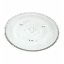 Durable Glass Microwave Oven Plate 315mm Turntable Dish 6 Pip Fixings Fittings
