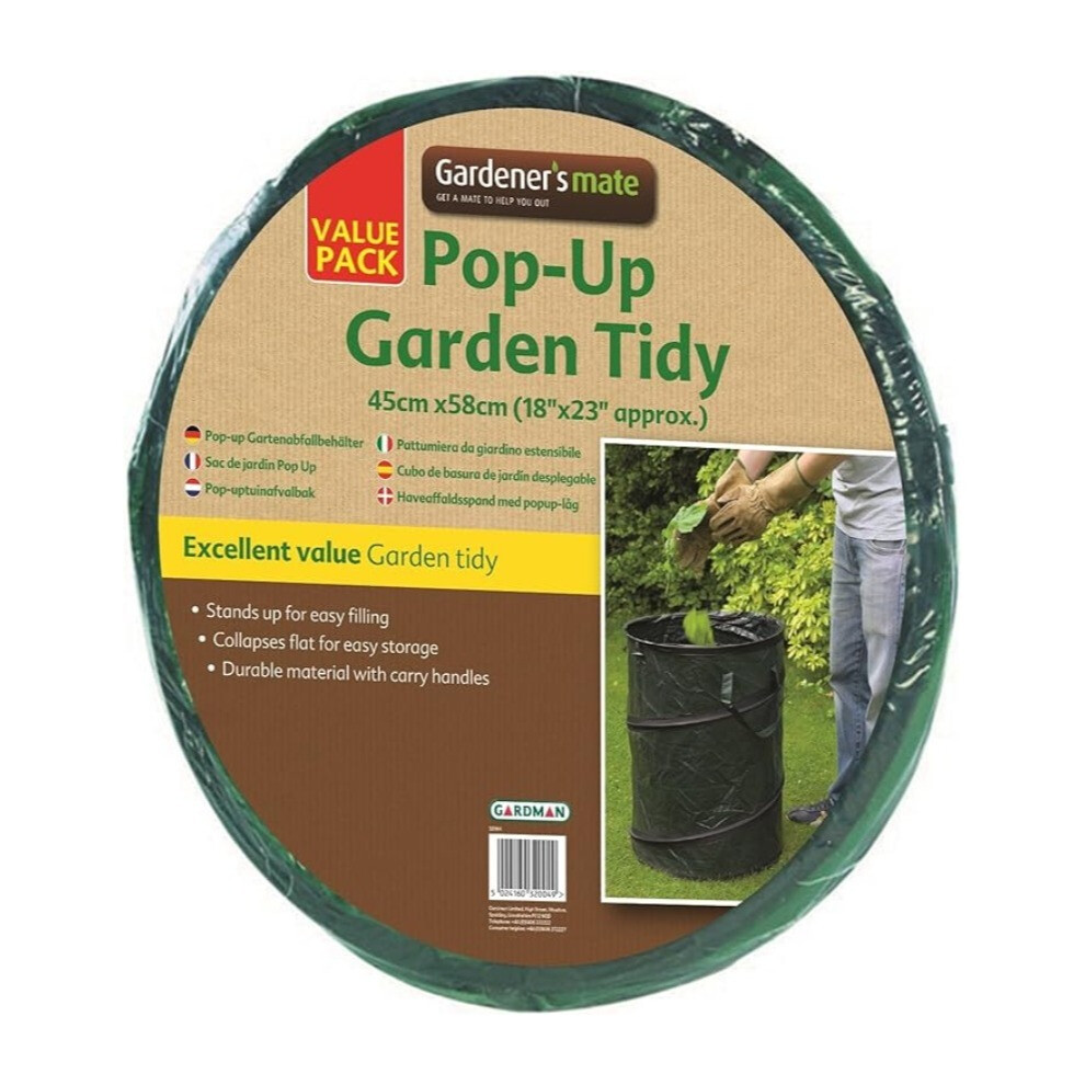 Gardman Gardner's Mate Pop-Up Garden Tidy 45Cm X 55Cm