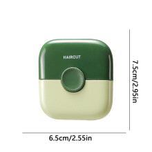 (CHINA, Avocado Green) Hair Cutter Comb 2 In 1 Dual Head Cut Hair Comb Detachable Comb Hair Trimmer With Dust Cover Dual Head Available Barber Artifact