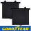 Goodyear 2Pc Car Window Roller Blinds Sun Shade Visor UV Protection Mesh Kids 1