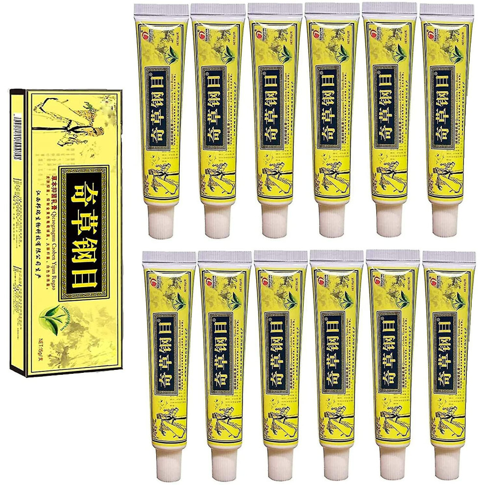 (12pcs) Natural Chinese Herbal Cream  Organic Eczema Herbal Healing Cream  Face