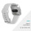Fitbit Fitbit Versa Lite 40mm Silver Dial with White Silicone Strap - Fitness Smartwatch, 4-Day Battery, Heart Rate, Sleep, Activity Tracking, Notifications 4