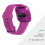 Fitbit Smartwatch Fitbit Versa Lite dial purple 40mm strap silicone smartwatch 4