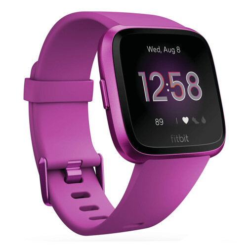 Fitbit Smartwatch Fitbit Versa Lite dial purple 40mm strap silicone smartwatch