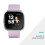 Fitbit Fitbit Versa Lite 40mm silver dial, purple silicone strap, smartwatch 3