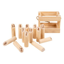 Tactic Games Molkky | Finnish Wooden Skittles Game