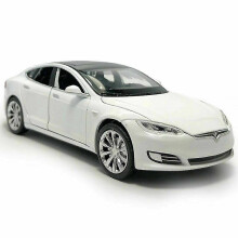 (White) Tesla Model S 100d Diecast Models Car Toy