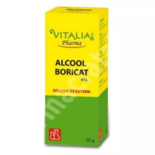 Vitalia Pharma - Boricat alcohol 4%- Local antiseptic, auricular,