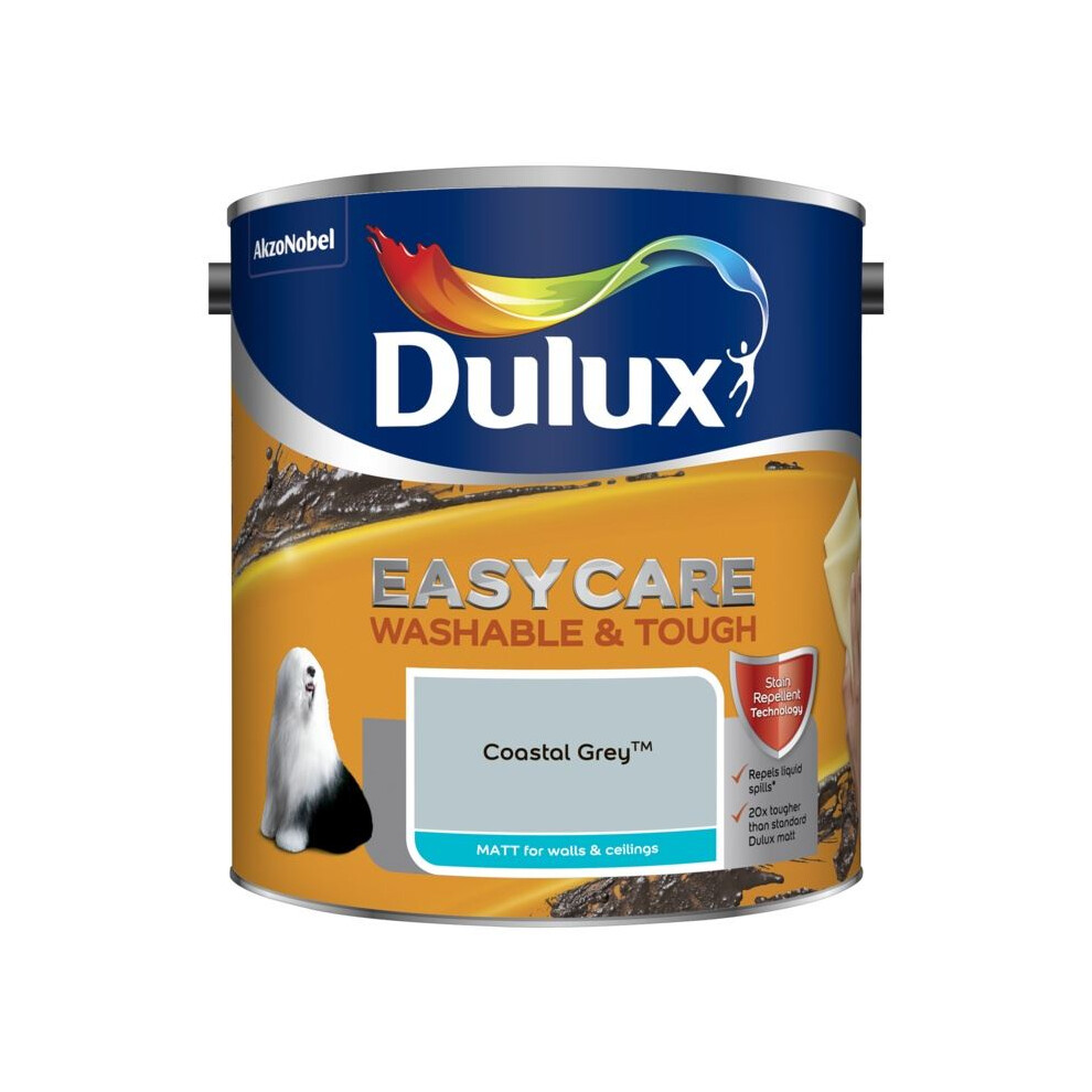 Dulux - Easycare Washable & Tough Matt 2.5L - Coastal Grey