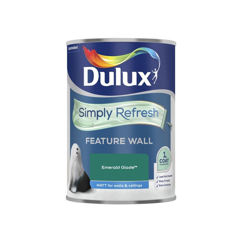 Dulux - Simply Refresh One Coat Feature Wall 1.25L - Emerald Glade