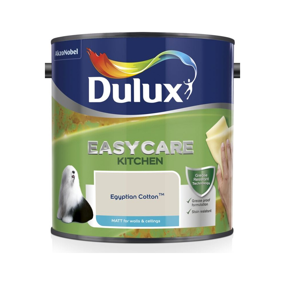 Dulux - Easycare Kitchen Matt 2.5L - Egyptian Cotton